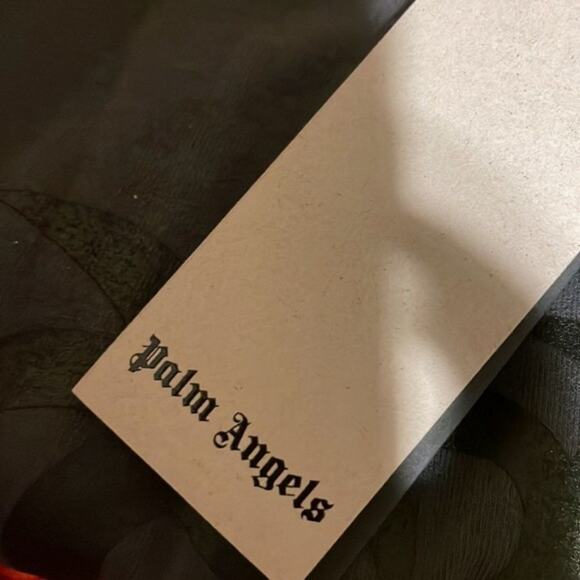 Palm Angels cropped dark gray T shirt L - Picture 6 of 12